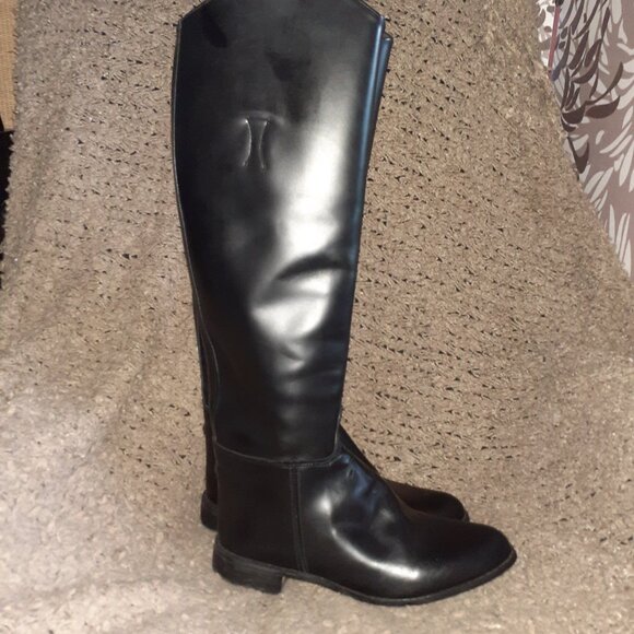 EQUESTRIAN RIDING BOOTS-Black Leather/Lined (Top)-21.25" Tall-Size 8.5 Men-NWOB - Picture 5 of 10